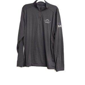 Under Armour Franklin Homes Mens Quarter-Zip Pullover Jacket XXL Polyester Gray